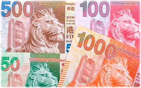Гонконгский доллар и доллар США